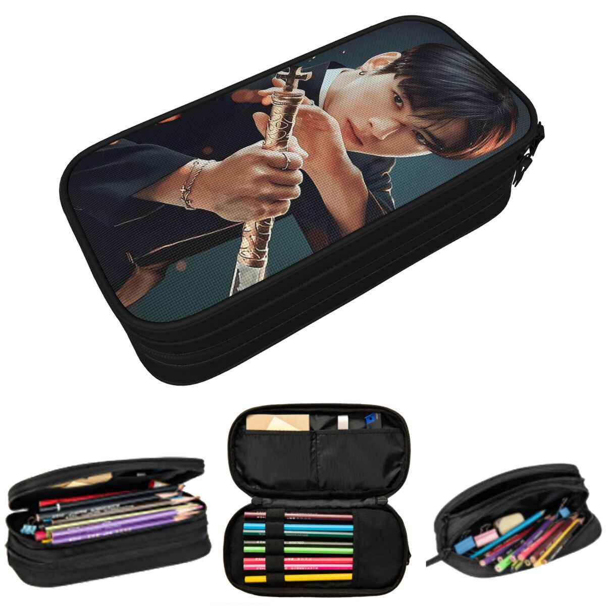 Cha Eunwoo Pencil Case for Boy - Stationery And Office Supply Chain recensione e prezzo