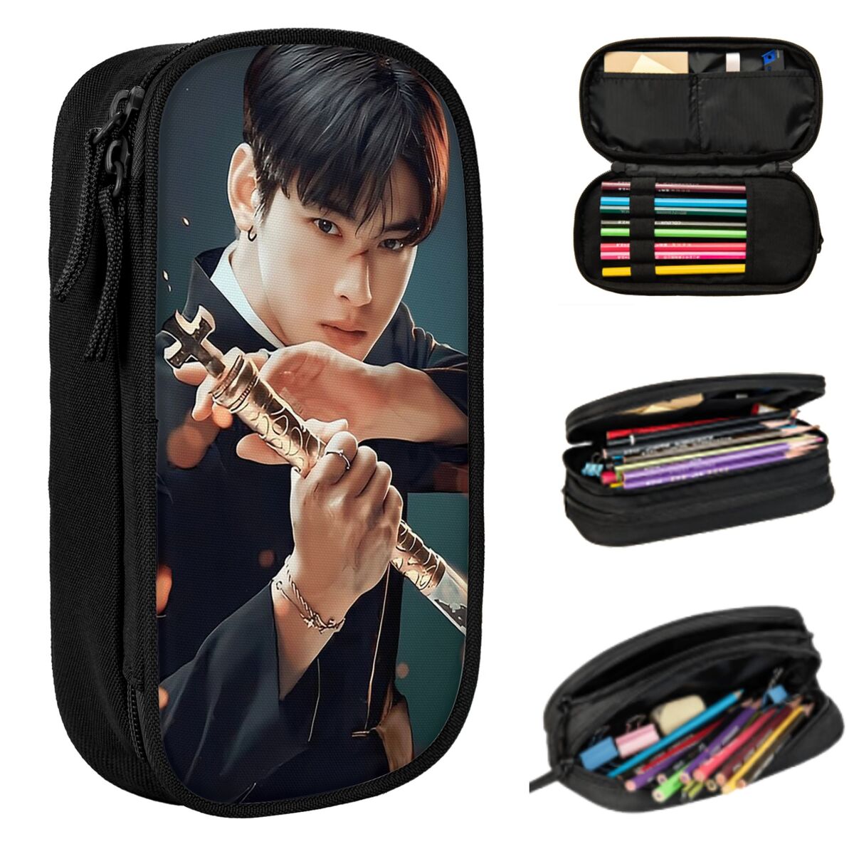 Cha Eunwoo Pencil Case for Boy - Stationery And Office Supply Chain recensione e prezzo