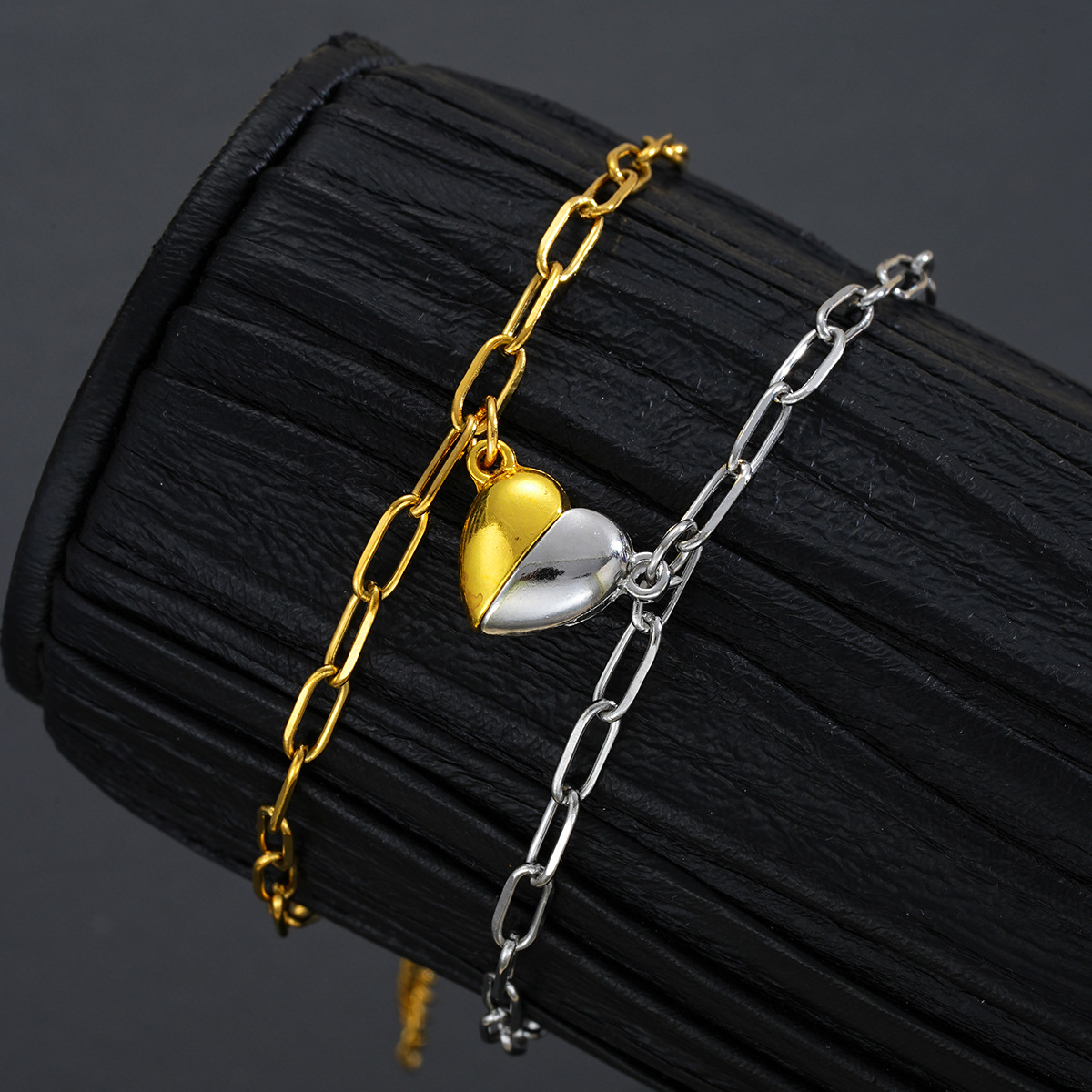 Magnetic Heart Couple Bracelet - Paperclip Magnetic Set recensione e prezzo