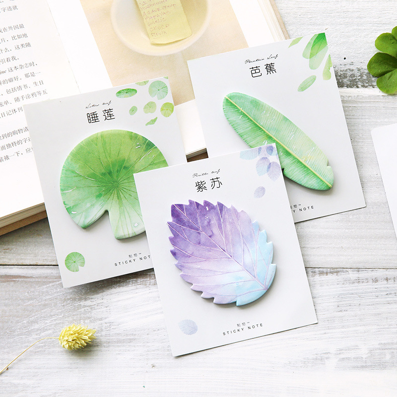 30 Pcs Leaf Sticky notes Plann - Office Stationery Supply List recensione e prezzo