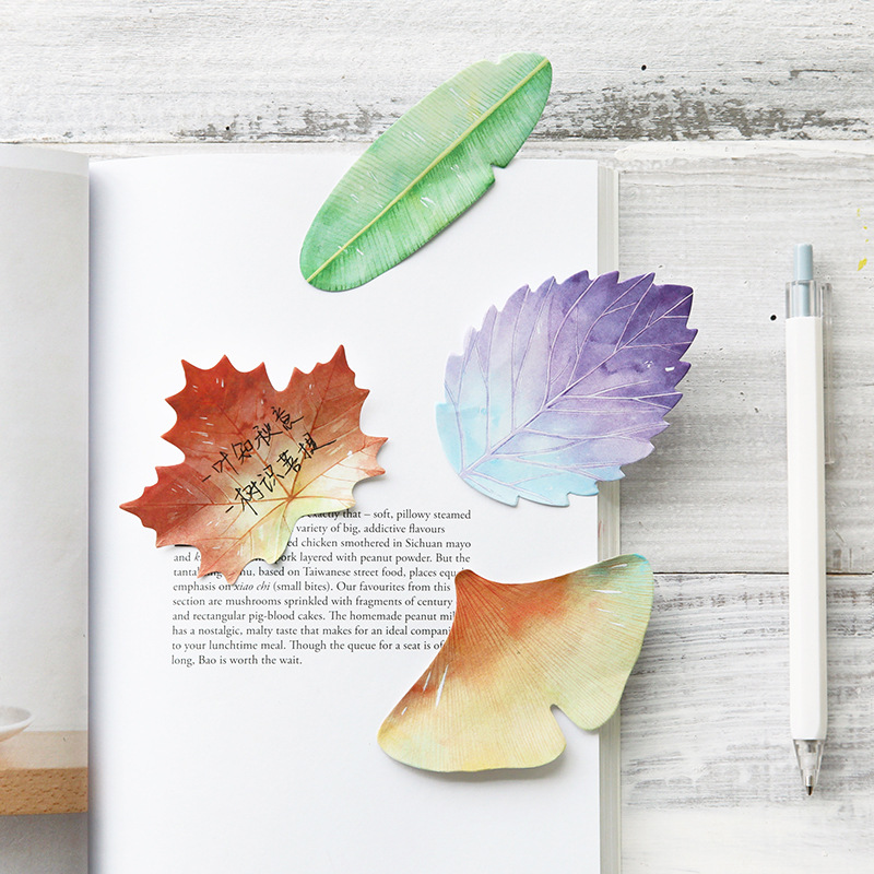 30 Pcs Leaf Sticky notes Plann - Office Stationery Supply List recensione e prezzo