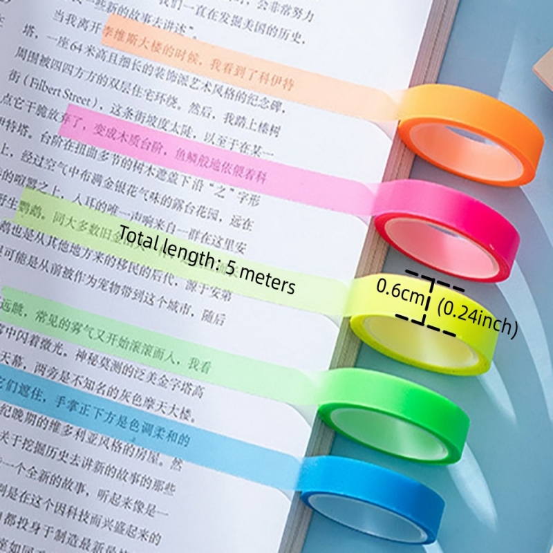 5 Rolls Multicolor Writable St - Correction Tape Roller recensione e prezzo