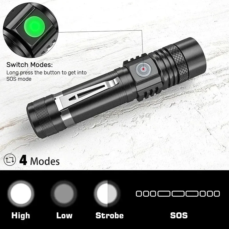 Rechargeable T6 Handheld Flash - Stationery Supply recensione e prezzo