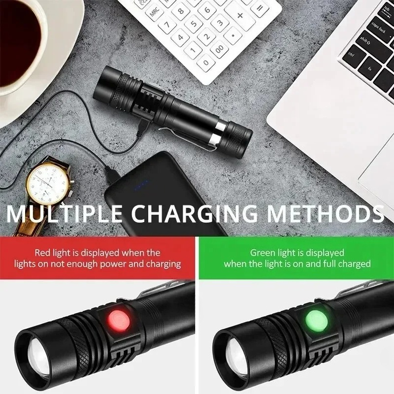 Rechargeable T6 Handheld Flash - Stationery Supply recensione e prezzo