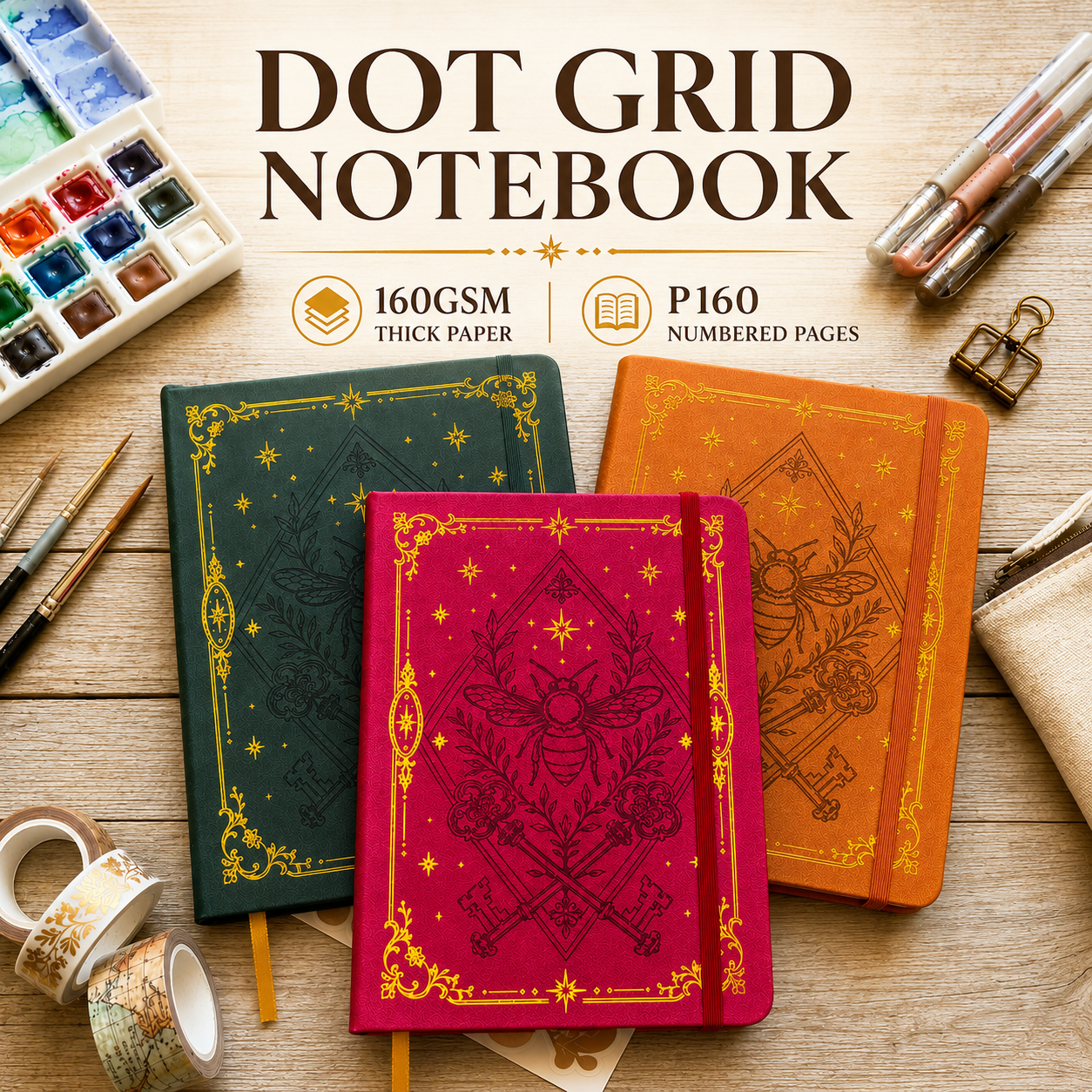 A5 Dot Grid Notebook with 160G - Notebook Dotted A5 recensione e prezzo