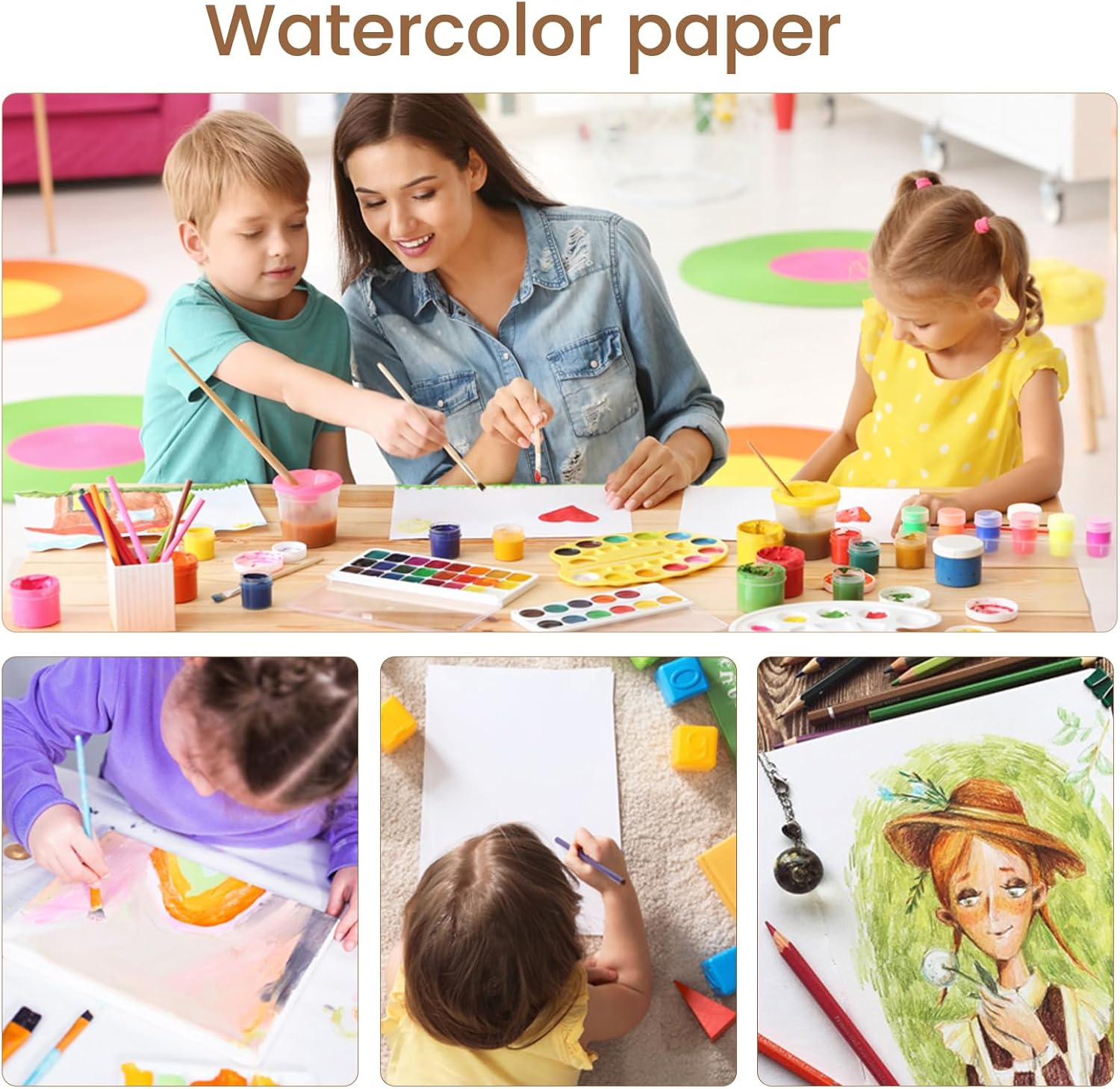 Watercolor Book 210x210mm 300G - Art Sketchbook Ring recensione e prezzo