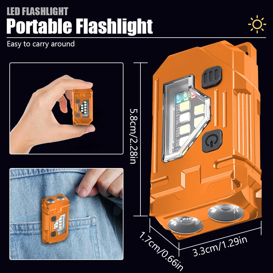 Mini Keychain EDC Flashlight R - Stationery Supply recensione e prezzo