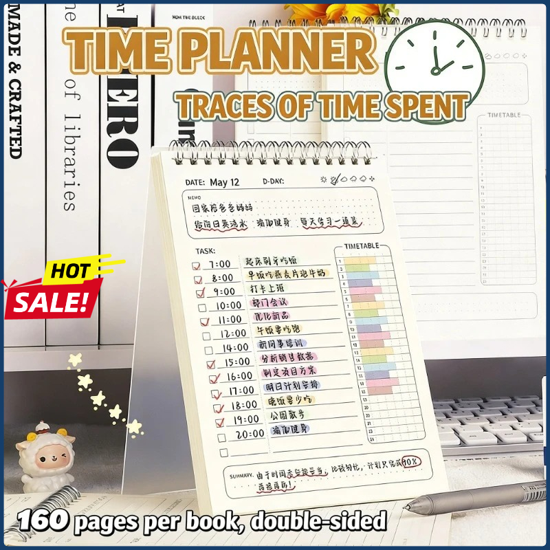 2PCS Planner Agenda Spiral A5  - Office Stationery Supply List recensione e prezzo