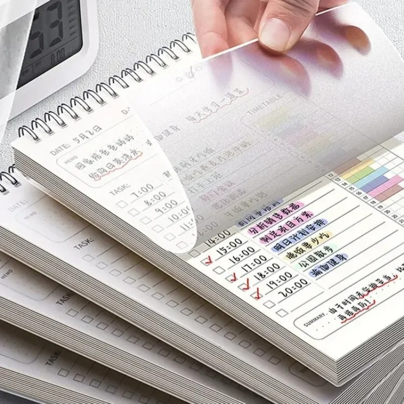 2PCS Planner Agenda Spiral A5  - Office Stationery Supply List recensione e prezzo