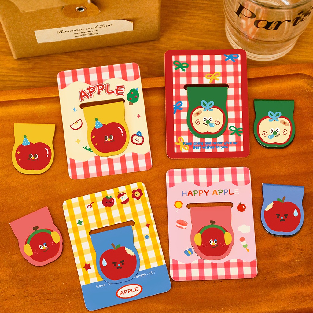Cute Apple Shaped Magnetic Boo - Paperclip Magnetic Set recensione e prezzo