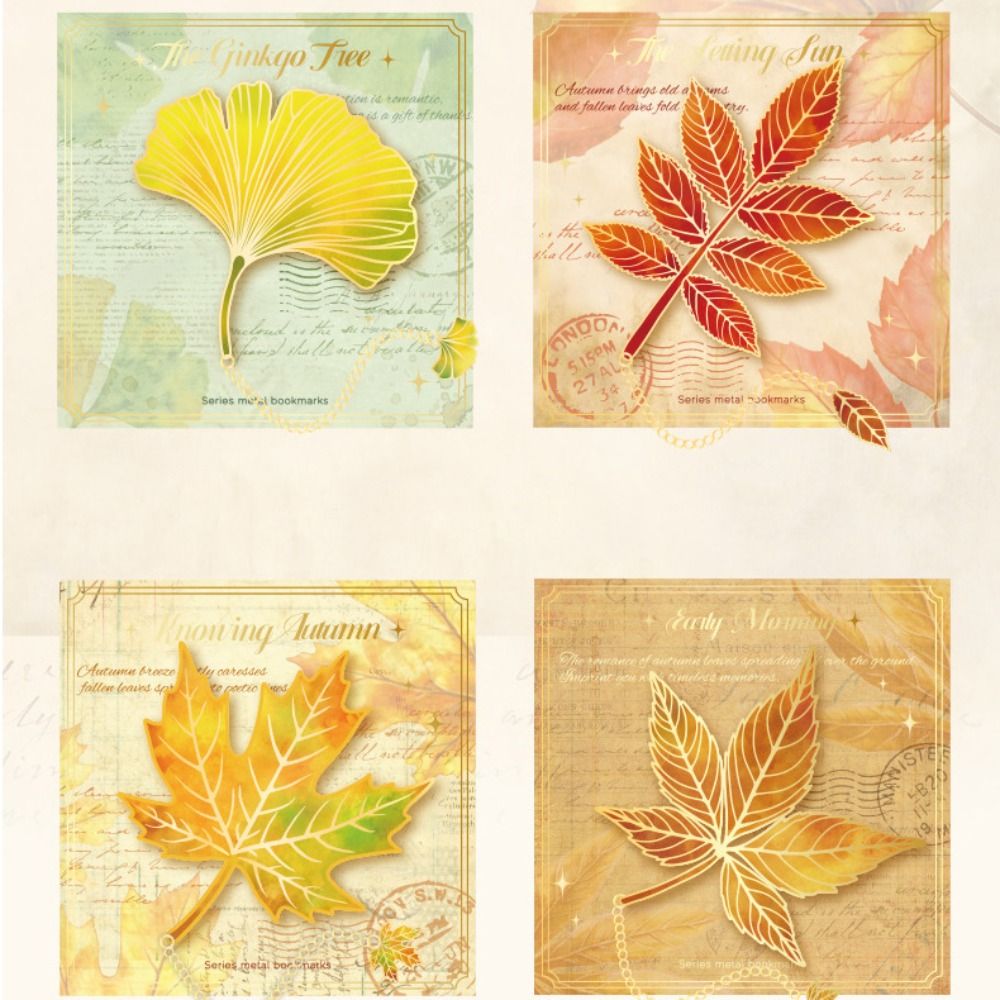Metal Leaves Bronzing Bookmark - Stationery And Office Supply Chain recensione e prezzo