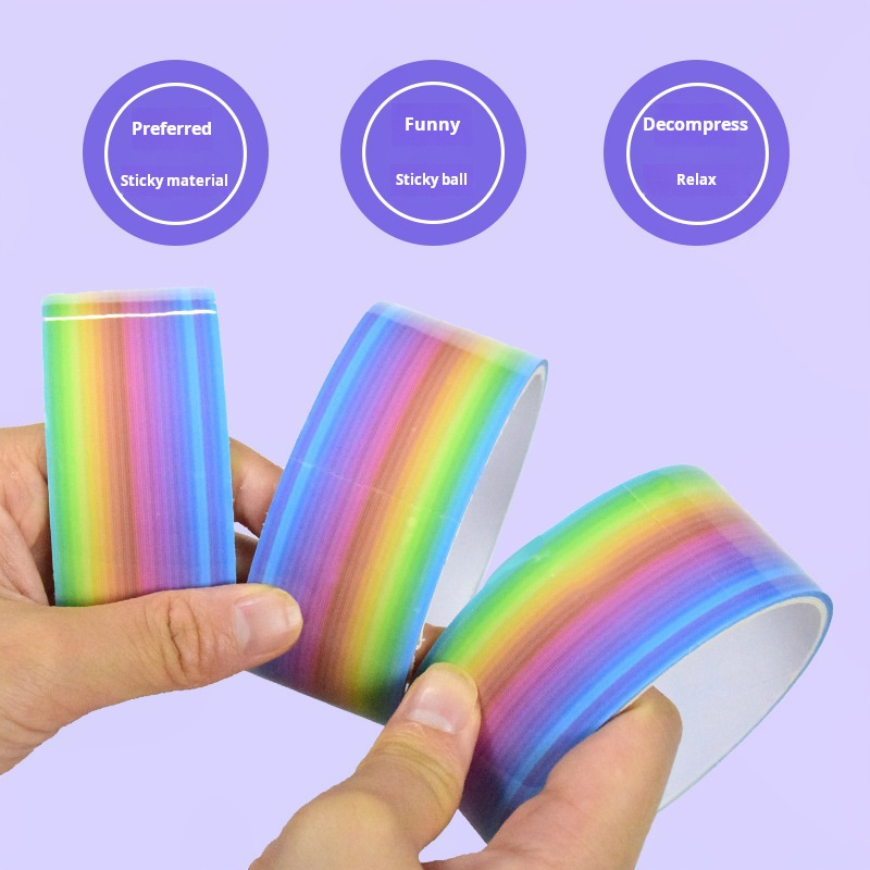 1pcs Rainbow Balls Sticky Ball - Glue Stick Pack recensione e prezzo
