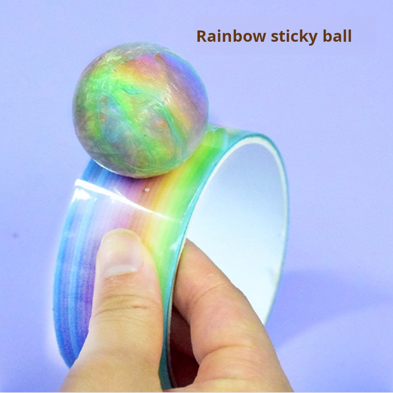 1pcs Rainbow Balls Sticky Ball - Glue Stick Pack recensione e prezzo