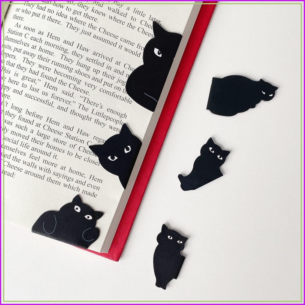 6 Cute Cat Magnetic Bookmarks  - Paperclip Magnetic Set recensione e prezzo