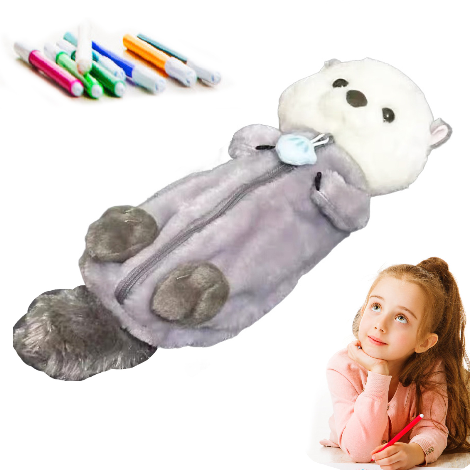 Creative Plush Toy Pencil Case - Stationery Supply recensione e prezzo