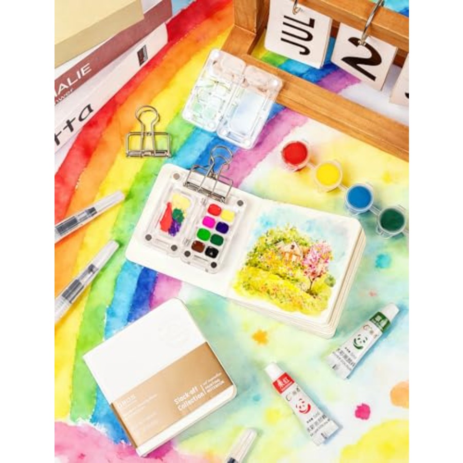 Mini Watercolor Paint Set Trav - Paperclip Magnetic Set recensione e prezzo