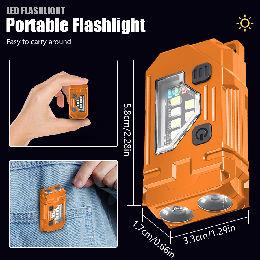 Mini Keychain EDC Flashlight R - Stationery Supply recensione e prezzo