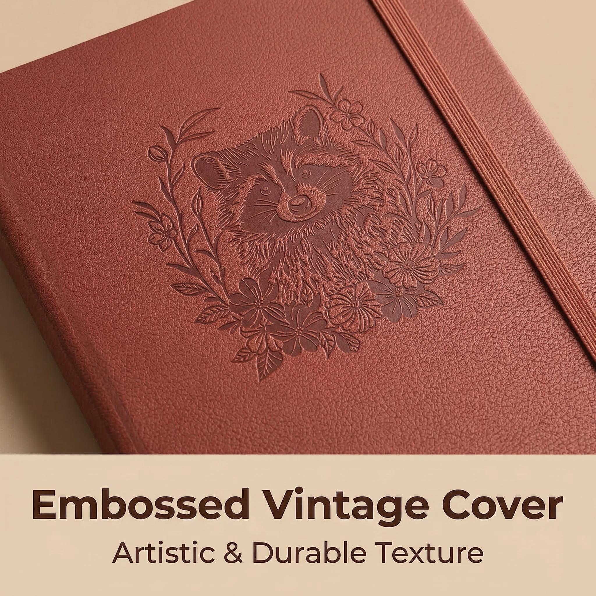 A5 Embossed Raccoon Dot Grid J - Notebook Dotted A5 recensione e prezzo
