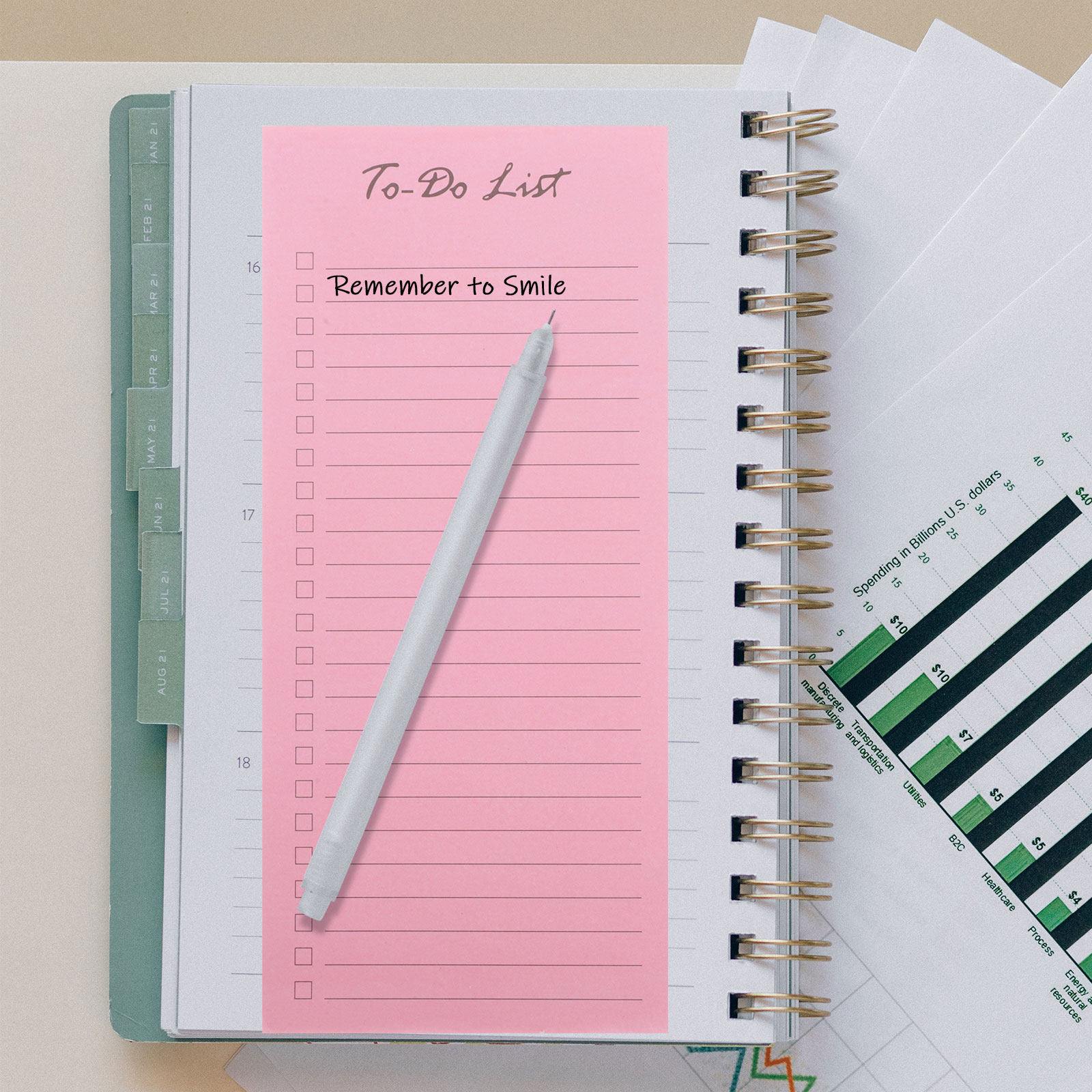 10 Pads Sticky to Do List Note - Office Stationery Supply List recensione e prezzo