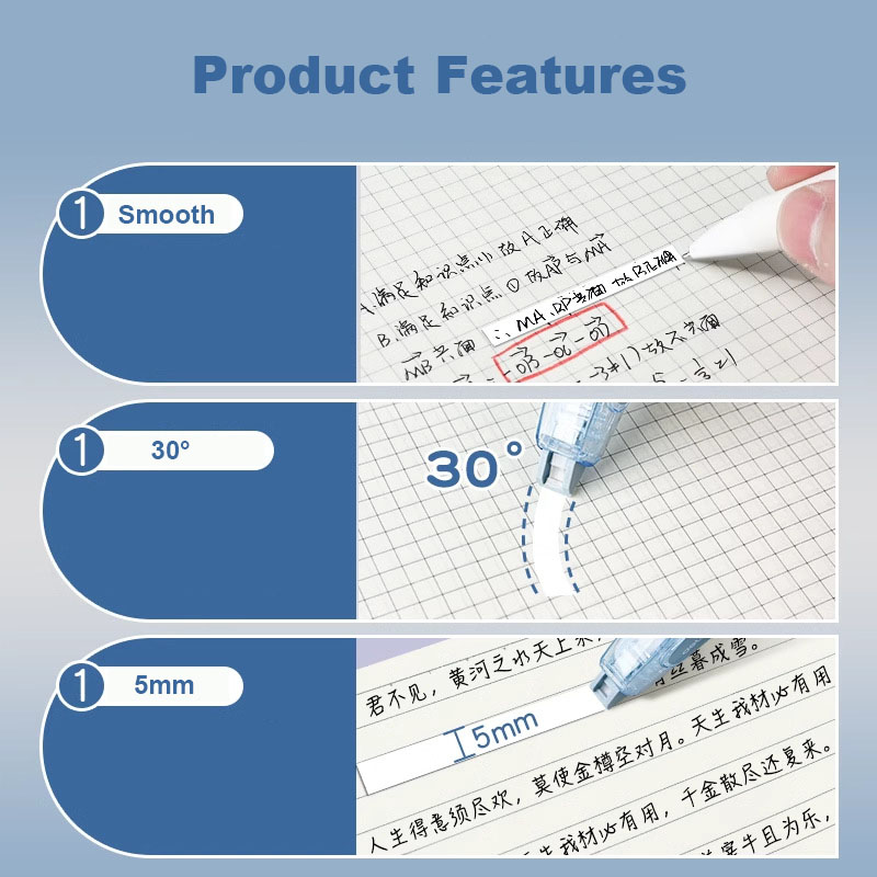 Press Correction Tape Set 5mm* - Correction Tape Roller recensione e prezzo