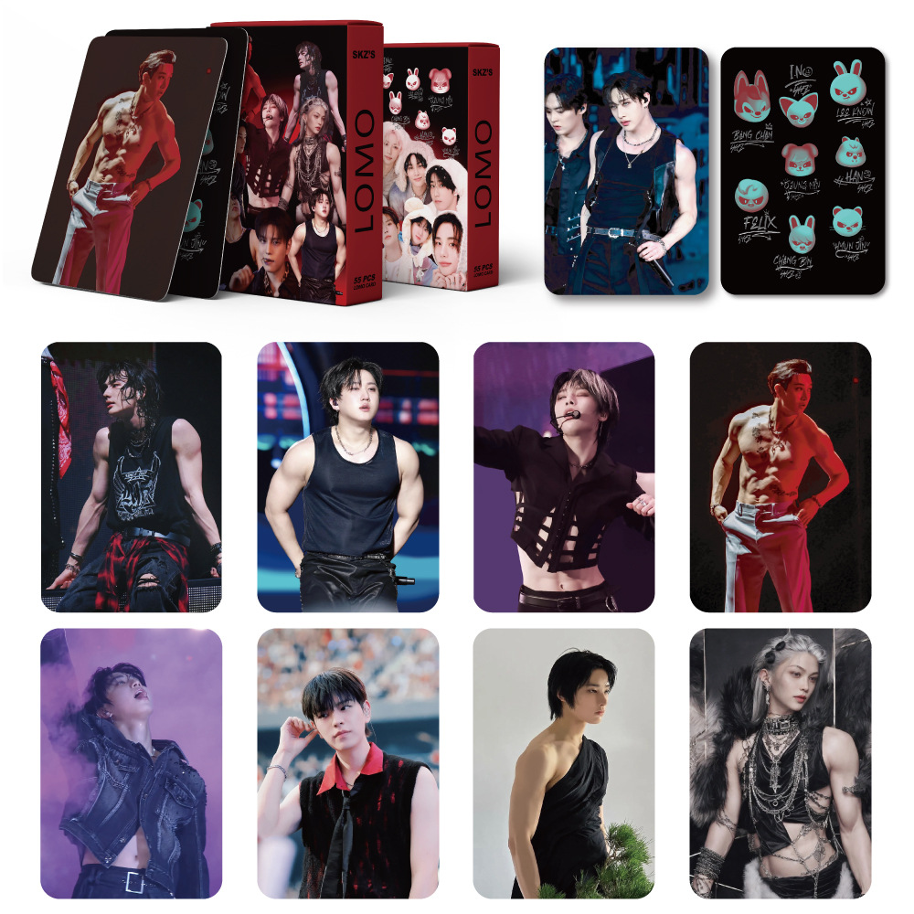 55PCS KPOP new Stray Kids Albu - Cardstock Paper Pack recensione e prezzo