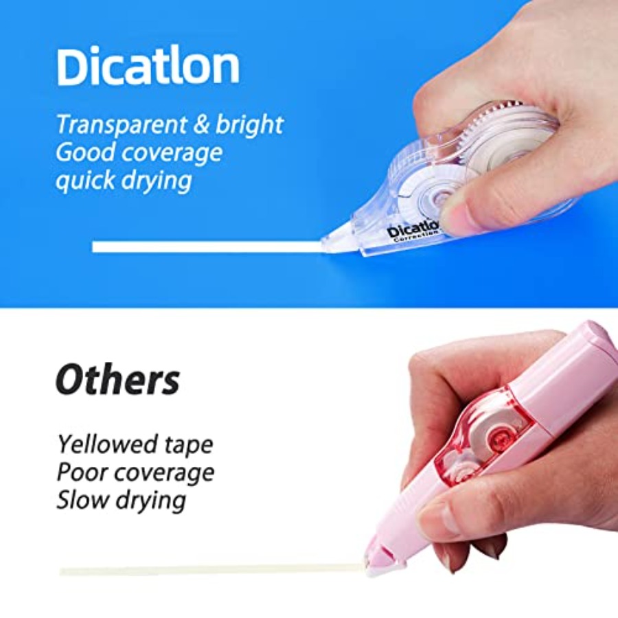 White Correction Tape 10 Pack, - Correction Tape Roller recensione e prezzo
