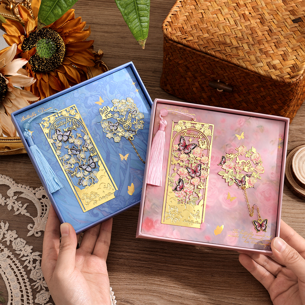 2 Pcs Butterfly Bookmarks With - Stationery Supply recensione e prezzo