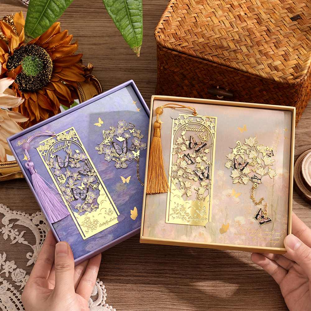 2 Pcs Butterfly Bookmarks With - Stationery Supply recensione e prezzo