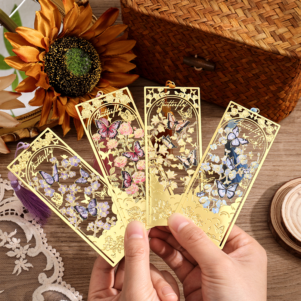 2 Pcs Butterfly Bookmarks With - Stationery Supply recensione e prezzo