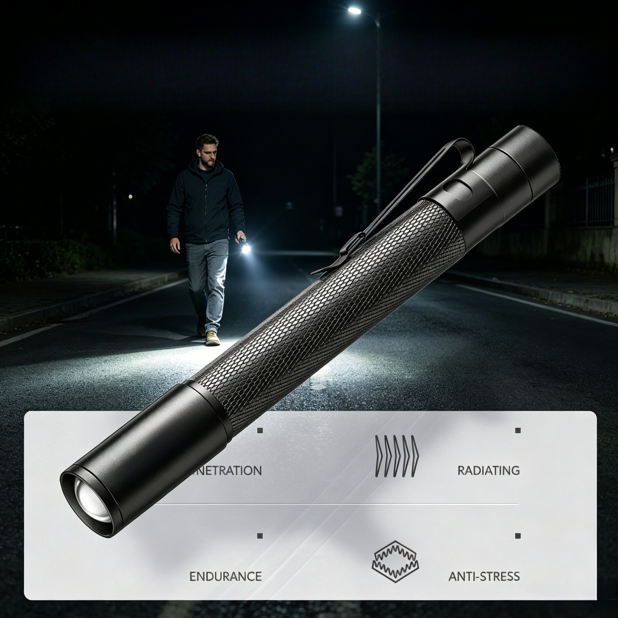 Aluminum Alloy Mini LED Pen Fl - Stationery Supply recensione e prezzo