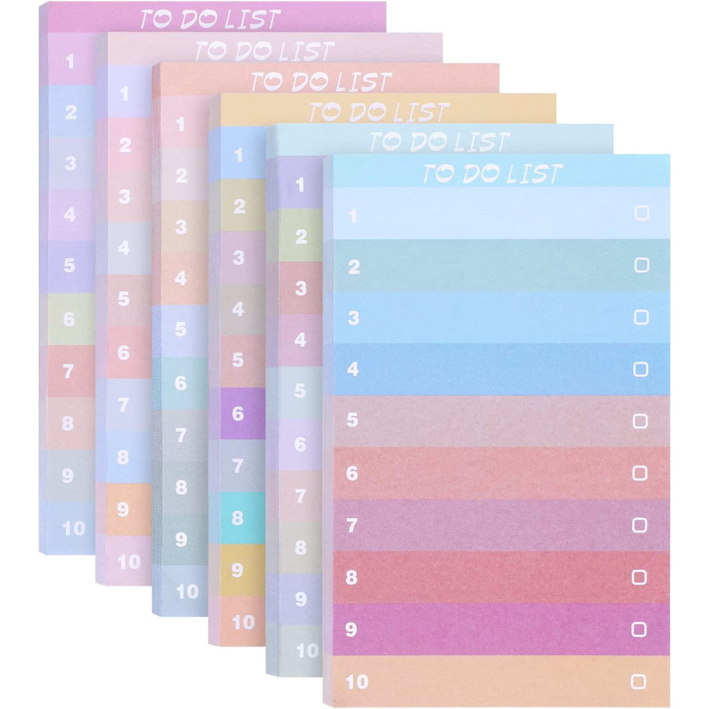 50 Pages Colorful Gradient Sti - Office Stationery Supply List recensione e prezzo