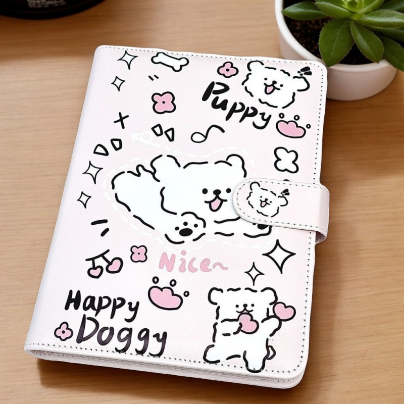 Cute Line Puppy PU Leather Loo - Notebook Dotted A5 recensione e prezzo