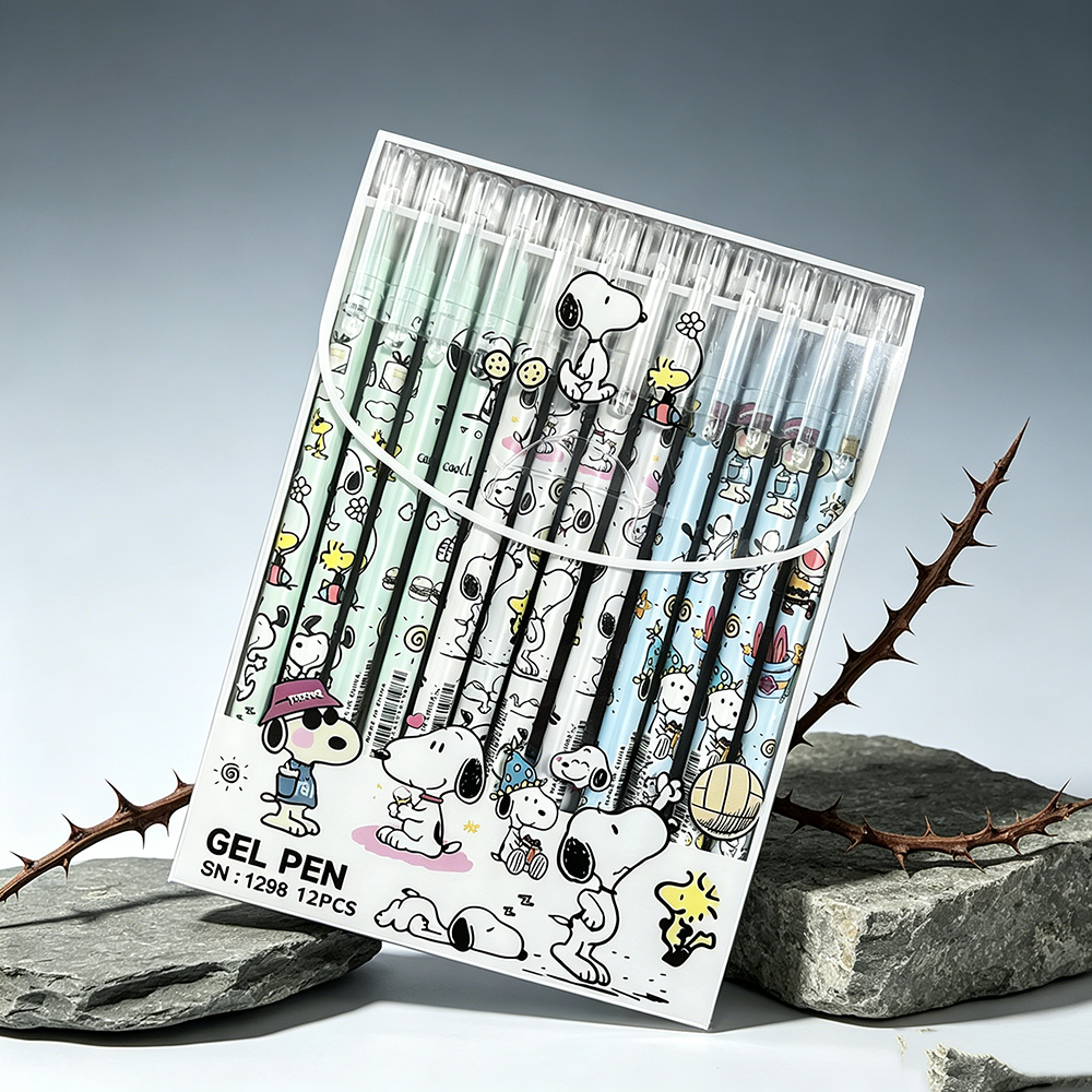 12pcs Snoopy Premium Erasable  - Stationery Supply recensione e prezzo
