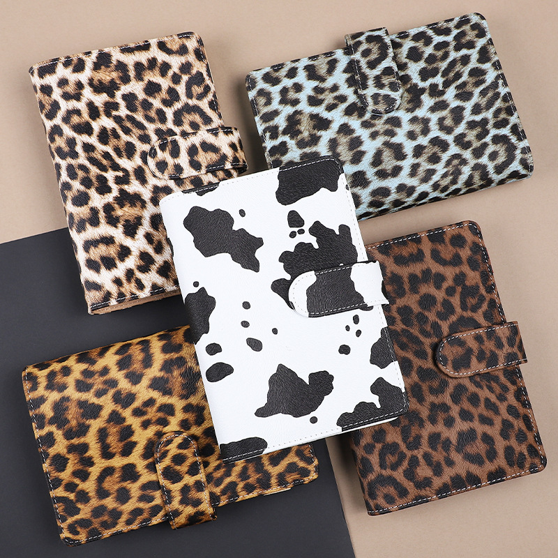 A6 Leopard Print Loose Leaf Co - Notebook Dotted A5 recensione e prezzo