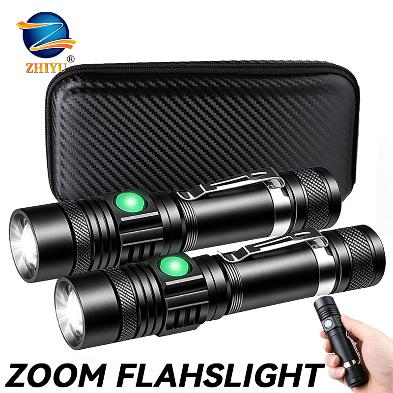 T6 LED Rechargeable Flashlight - Stationery Supply recensione e prezzo