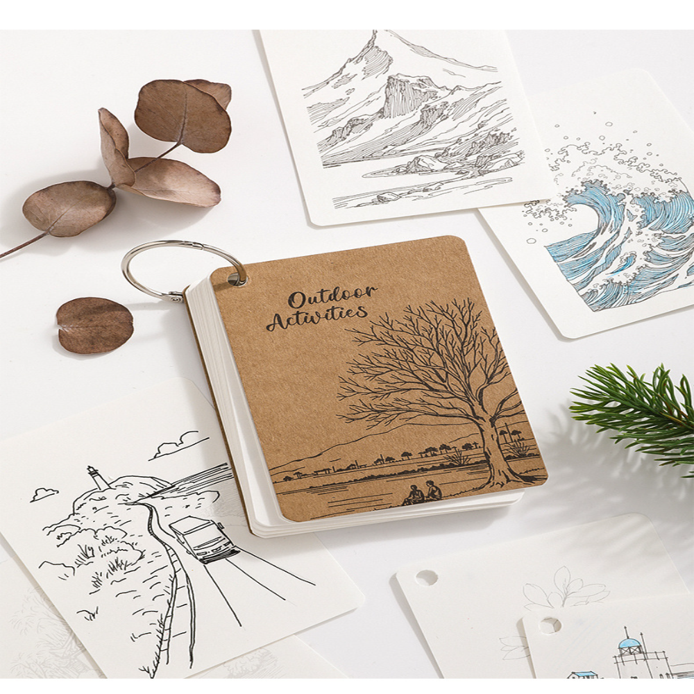 Coloring Book Portable Loose L - Art Sketchbook Ring recensione e prezzo