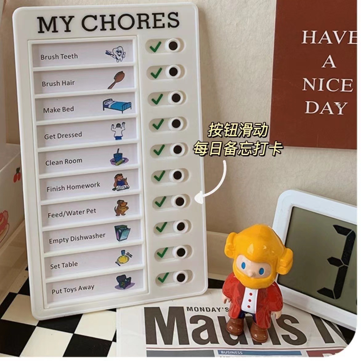 Ins Self Discipline Check List - Office Stationery Supply List recensione e prezzo