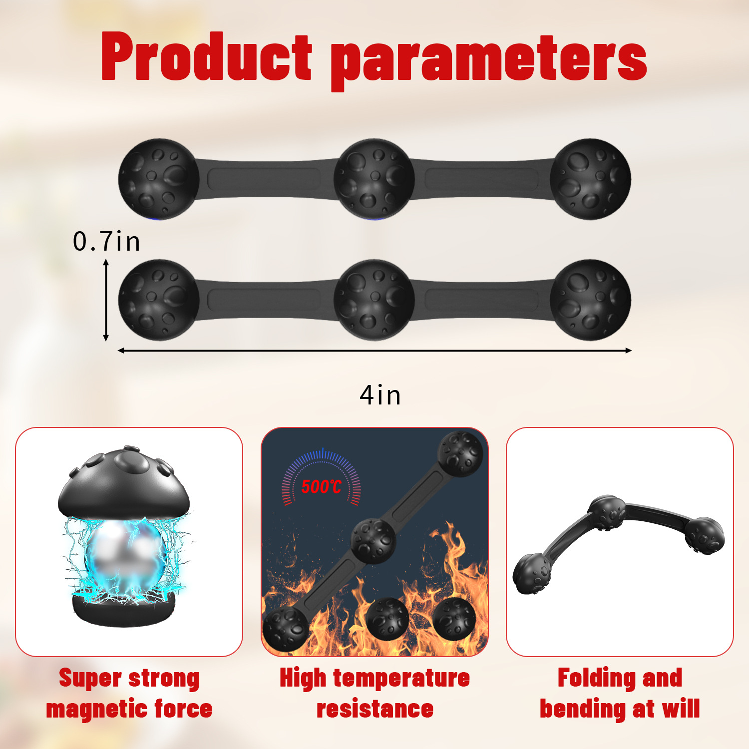 1/2sets Silicone Air Fryer Mag - Paperclip Magnetic Set recensione e prezzo